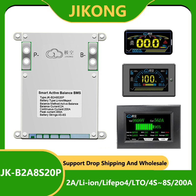 JK BMS 200A JK-B2A8S20P JKBMS  - Lithium Battery 12V reseña y precio